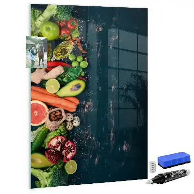 Magnettafel beschreibbar