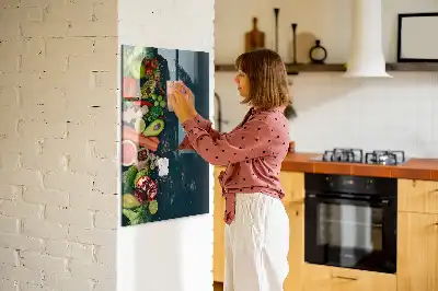 Magnettafel beschreibbar