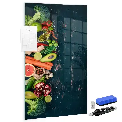 Magnettafel beschreibbar