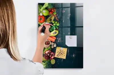 Magnettafel beschreibbar