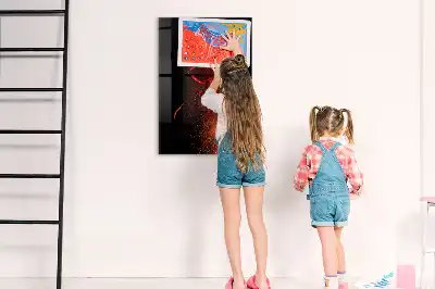 Magnettafel zum Schreiben mit Motiv scharfe Chilis