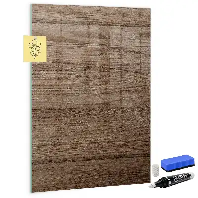 Beschreibbare Magnettafel aus Holz