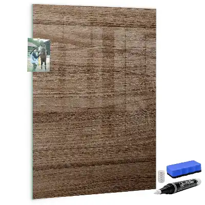 Beschreibbare Magnettafel aus Holz