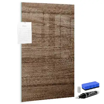 Beschreibbare Magnettafel aus Holz