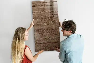 Beschreibbare Magnettafel aus Holz