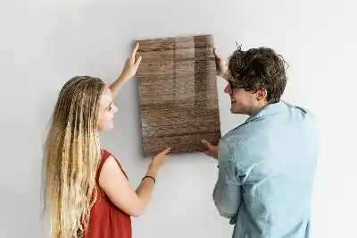 Beschreibbare Magnettafel aus Holz