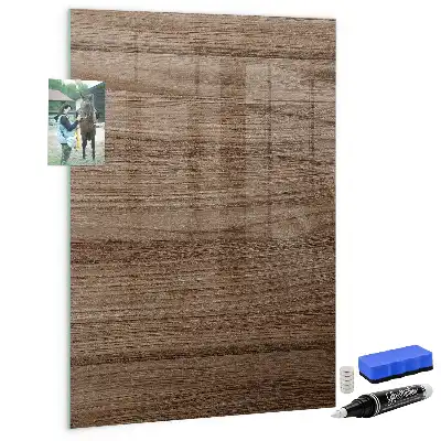 Beschreibbare Magnettafel aus Holz