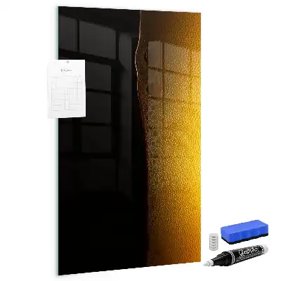 Magnettafel zum Schreiben dunkles Bier