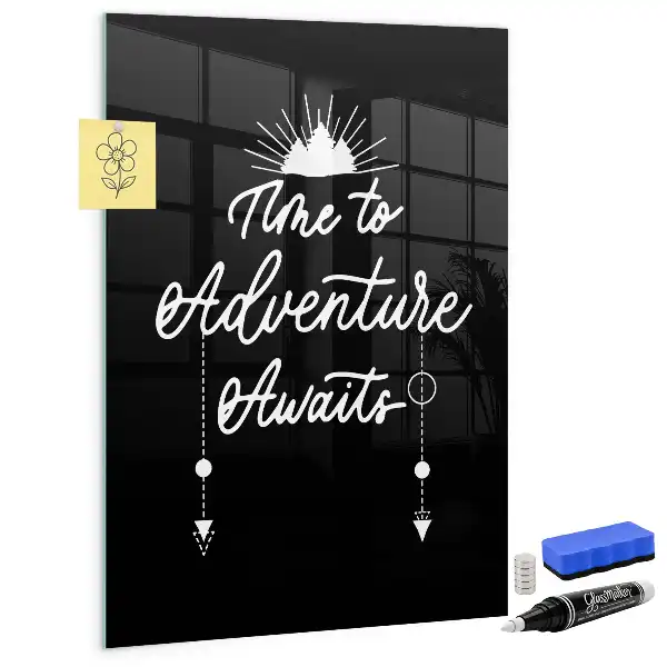 Magnettafel zum Schreiben Abenteuer-Design