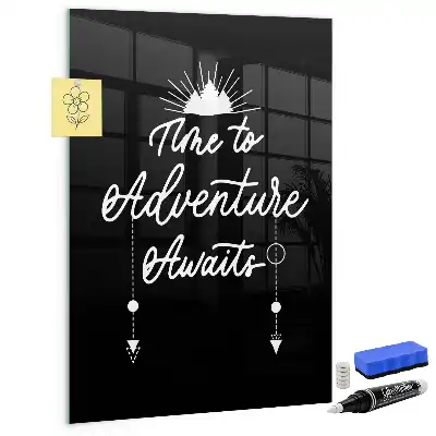 Magnettafel zum Schreiben Abenteuer-Design