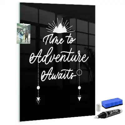 Magnettafel zum Schreiben Abenteuer-Design