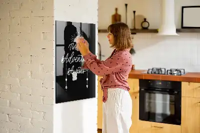 Magnettafel zum Schreiben Abenteuer-Design