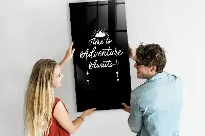 Magnettafel zum Schreiben Abenteuer-Design