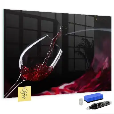 Magnettafel beschreibbar Wein