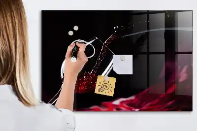 Magnettafel beschreibbar Wein