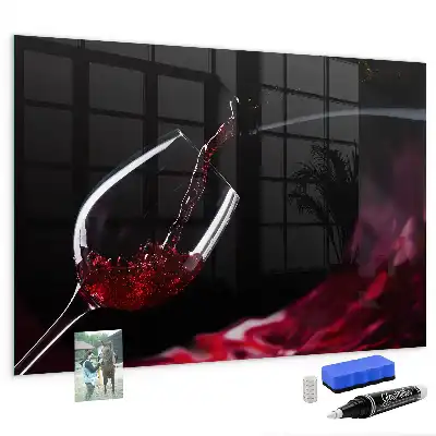 Magnettafel beschreibbar Wein