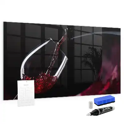 Magnettafel beschreibbar Wein