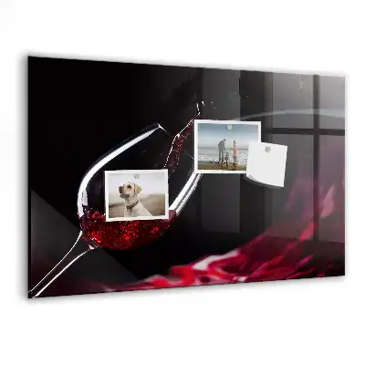 Magnettafel beschreibbar Wein