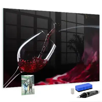 Magnettafel beschreibbar Wein
