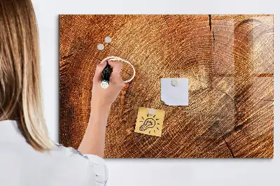 Beschreibbare Magnettafel für die Küche Motiv Alter Baumstamm