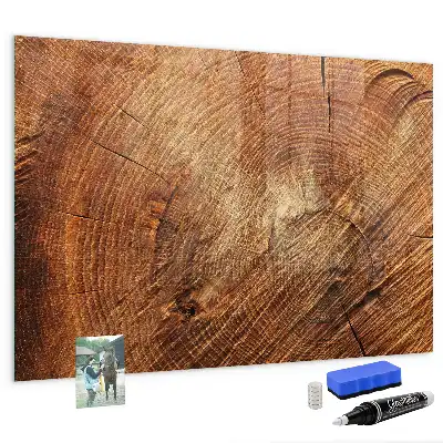 Beschreibbare Magnettafel für die Küche Motiv Alter Baumstamm