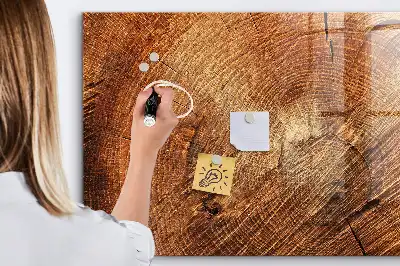 Beschreibbare Magnettafel für die Küche Motiv Alter Baumstamm