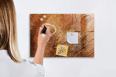 Beschreibbare Magnettafel für die Küche Motiv Alter Baumstamm