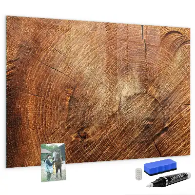 Beschreibbare Magnettafel für die Küche Motiv Alter Baumstamm