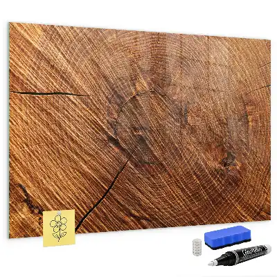 Magnettafel beschreibbar aus dekorativem Holz