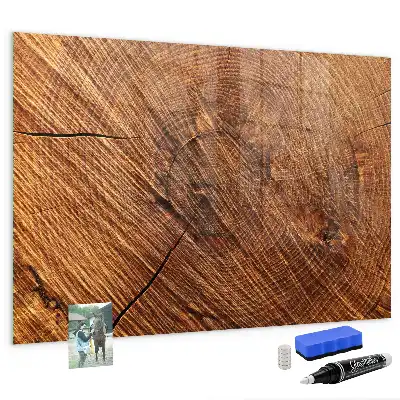 Magnettafel beschreibbar aus dekorativem Holz