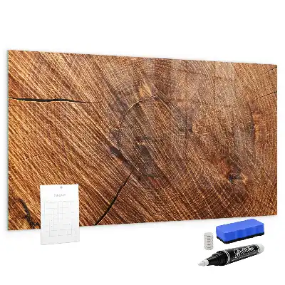 Magnettafel beschreibbar aus dekorativem Holz