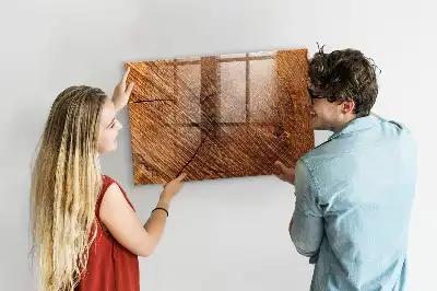 Magnettafel beschreibbar aus dekorativem Holz