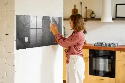 Magnettafel beschreibbar aus Metall