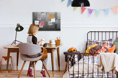 Magnettafel beschreibbar aus Metall