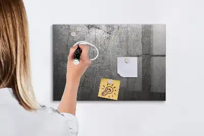 Magnettafel beschreibbar aus Metall