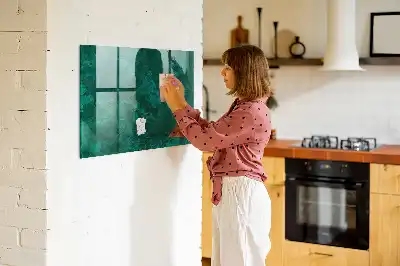 Smaragdwand beschreibbare Magnettafel