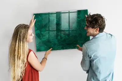 Smaragdwand beschreibbare Magnettafel