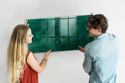 Smaragdwand beschreibbare Magnettafel