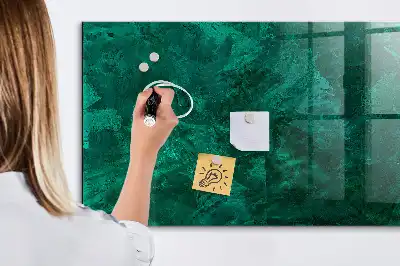 Smaragdwand beschreibbare Magnettafel