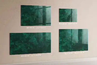 Smaragdwand beschreibbare Magnettafel