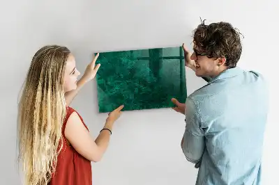 Smaragdwand beschreibbare Magnettafel