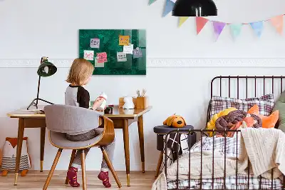 Smaragdwand beschreibbare Magnettafel