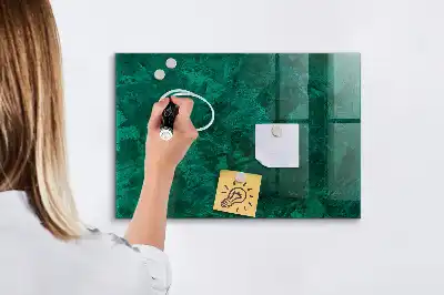 Smaragdwand beschreibbare Magnettafel