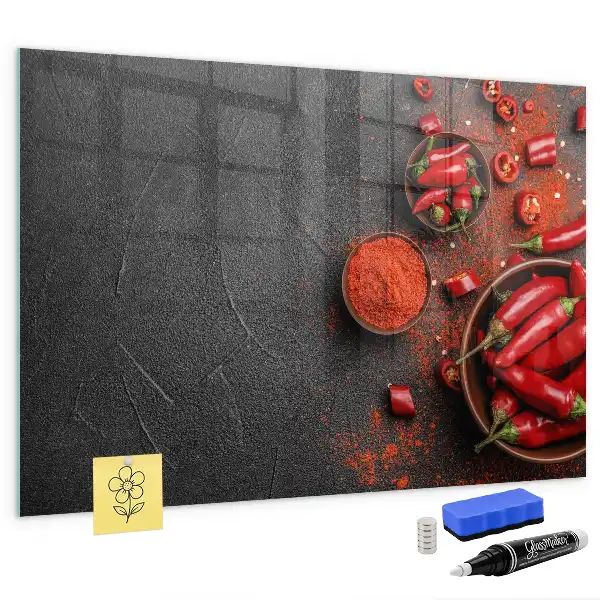 Magnettafel beschreibbare Ausführung