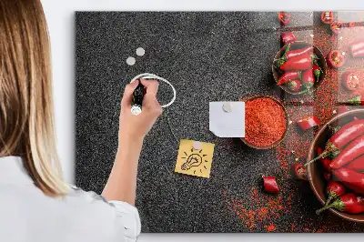 Magnettafel beschreibbare Ausführung