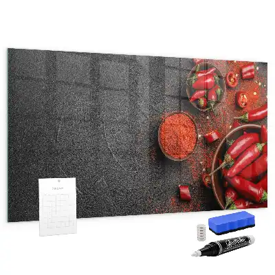 Magnettafel beschreibbare Ausführung