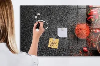 Magnettafel beschreibbare Ausführung