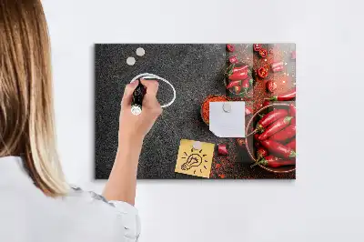Magnettafel beschreibbare Ausführung