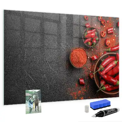Magnettafel beschreibbare Ausführung