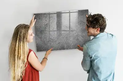 Beschreibbare Magnettafel für die Küche im Industrie-Design